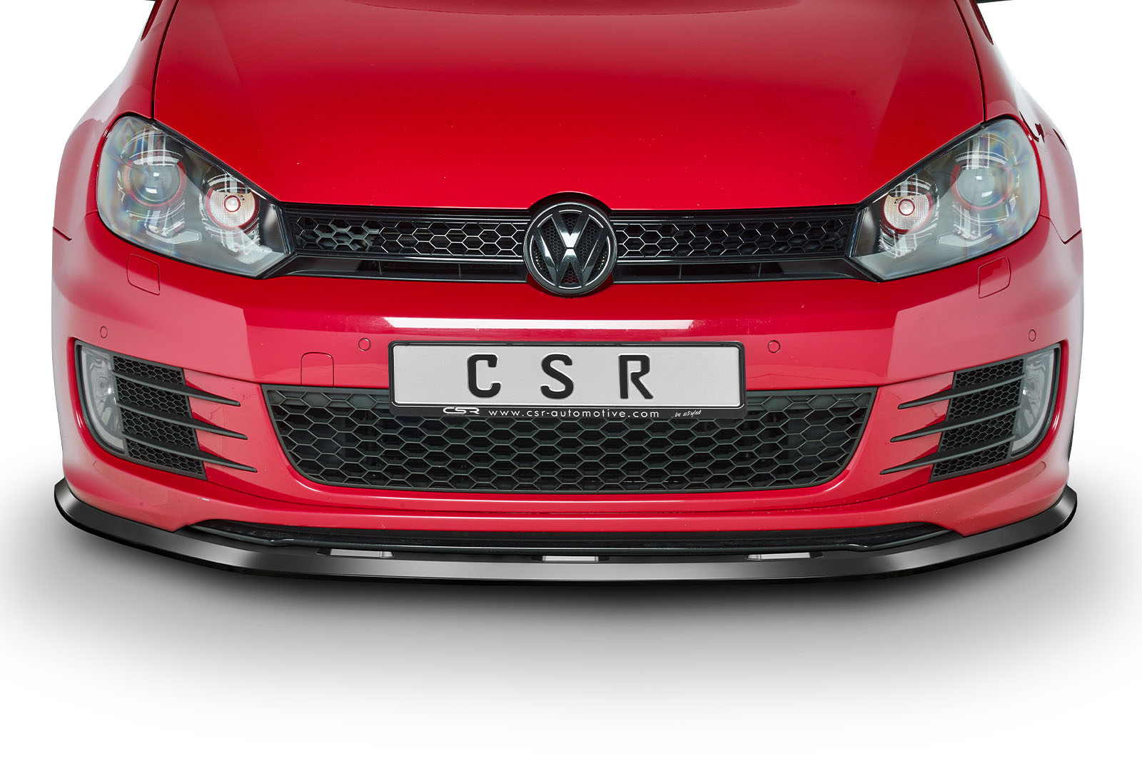 Voorspoiler VW Golf 6 GTI/GTD Glans Zwart – 2008–2012