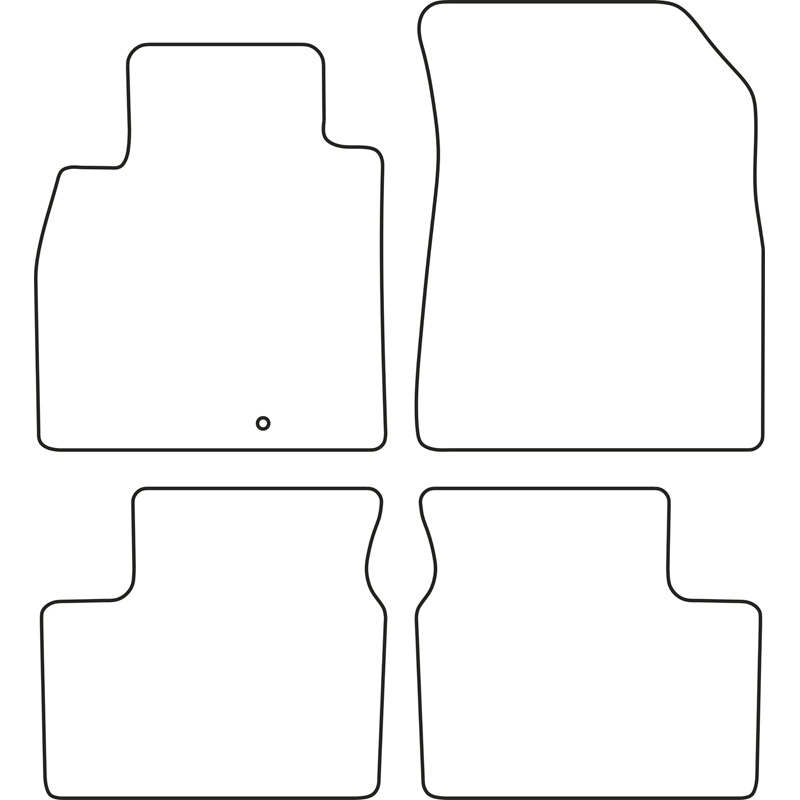Automatten Velours  Nissan Micra 2011-2016