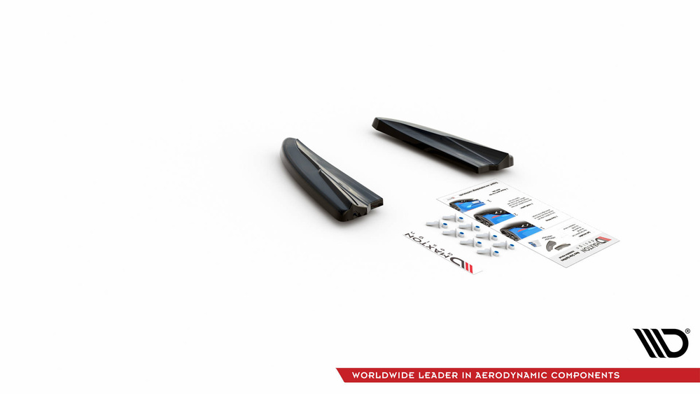 Achter diffusor zijde Volvo V40 Gloss Black