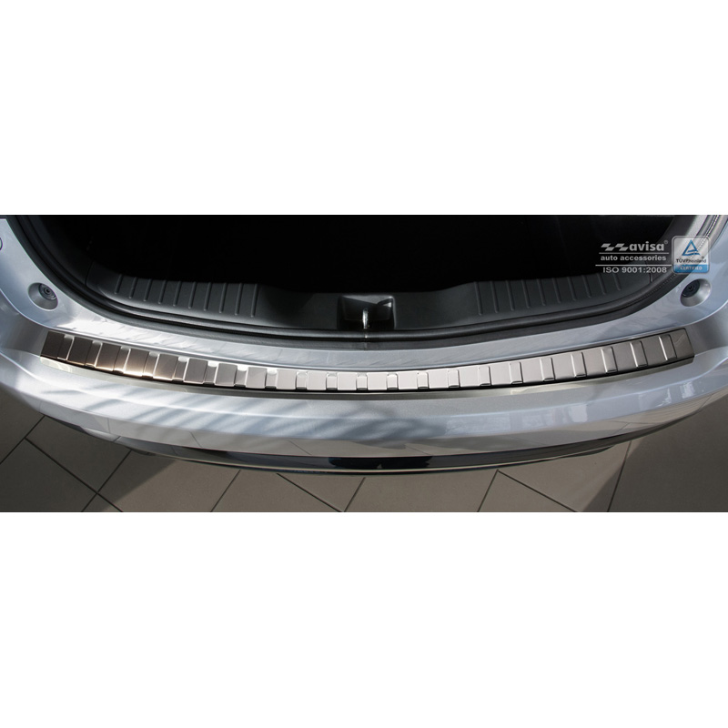 RVS Achterbumperprotector  Honda Civic IX 5-deurs Facelift 2015- 'Ribs'