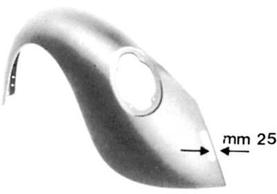 spatbord, achter, 1200 08/1974-,1303 07/1974-, Mexico, links VW