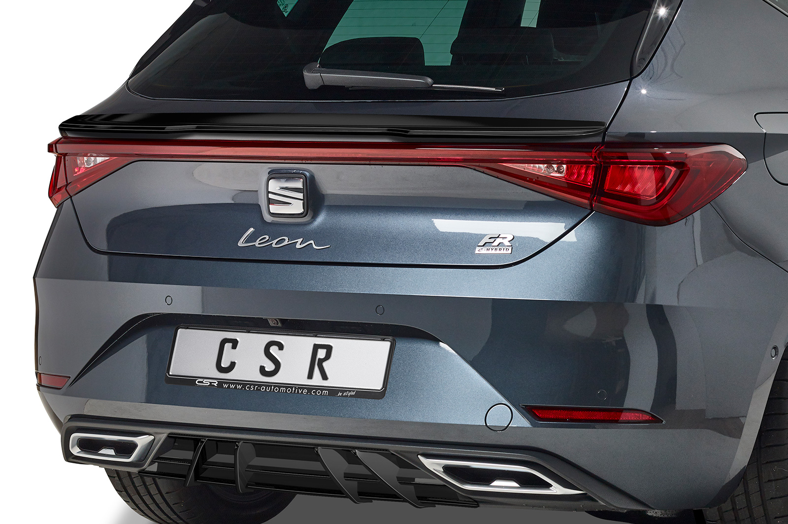 Spoiler Seat Leon IV (Typ KL) CSR glans Zwart
