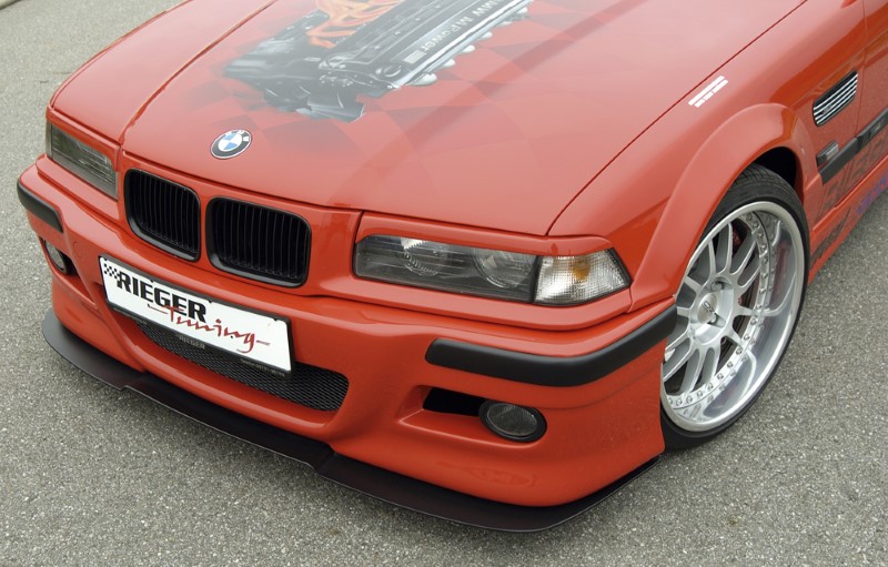 Spoilerzwaard voor Voorbumper BMW E39 tot mod 02. Rieger