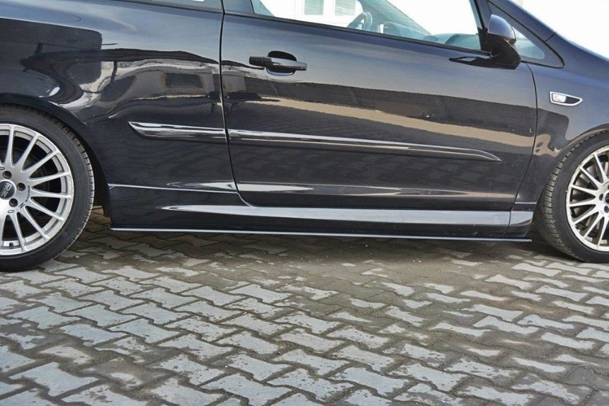 Zijskirts Opel Corsa D OPC/VXR Maxton Design glans zwart