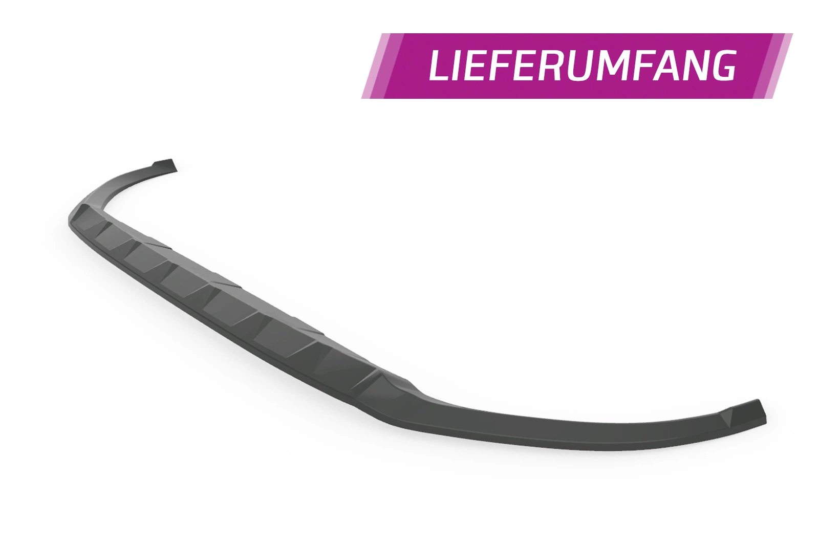 Voorspoiler Porsche Cayenne P0536/9YA Glans Zwart van CSR Automotive (2017-2023)