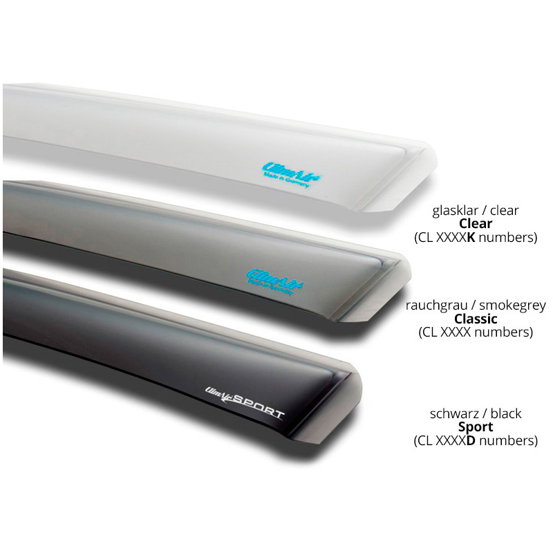 Zijwindschermen Helder  Mercedes G-Klasse type 460/461 2/4 deurs 1979-2001