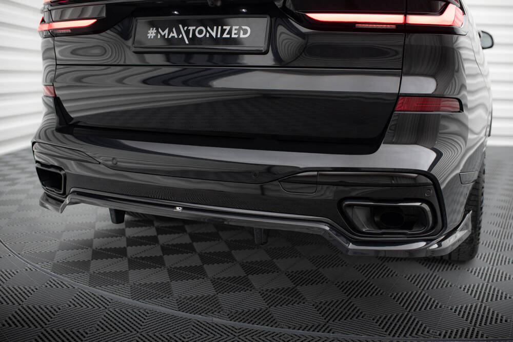 Diffuser BMW X7 M-Pack G07 FL Maxton Glans Zwart