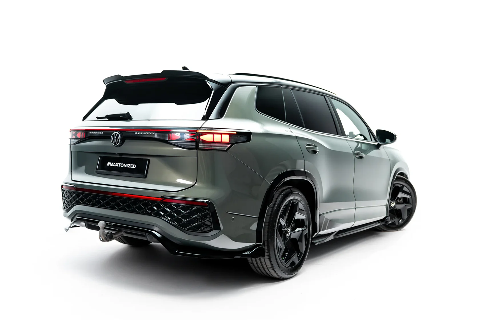Achterdiffuser Volkswagen Tayron R-Line Mk1 Glans Zwart