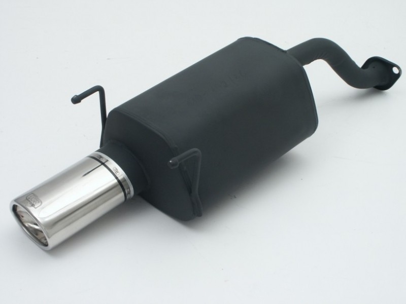 Einddemper Honda Civic 1992-1996 RVS eindstuk 100mm rond