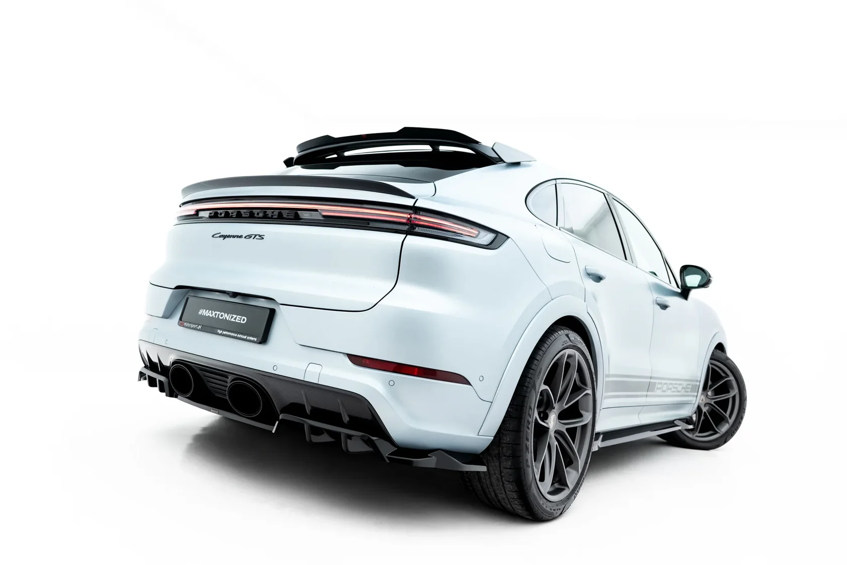 Achterdiffuser Porsche Cayenne GTS / Turbo Sport Pack / Turbo E-Hybrid GT Pack Coupe Mk3 Facelift