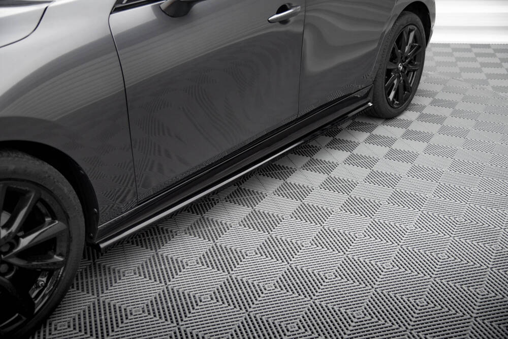 Zijskirts Mazda 3 Mk4 Maxton Glans Zwart