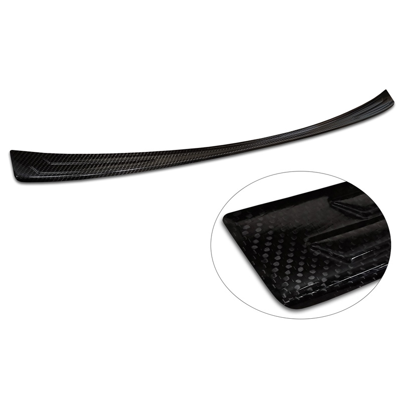 Echt 3D Carbon Achterbumperprotector  Lexus NX 2021- 'Ribs'
