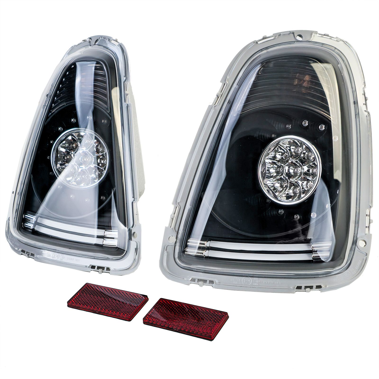 Achterlichten MINI R56 06-10 zwart LED