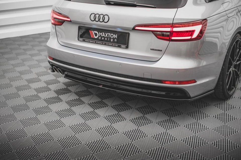 Achterzij Spoilers Audi A4 B9 S-Line Glanzend Zwart