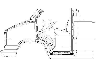 dorpel, links Fiat Ducato, 1982-1994
