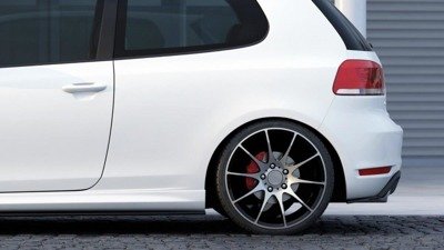 Zijdiffuser VW Golf 6 GTI 35TH Glans Zwart