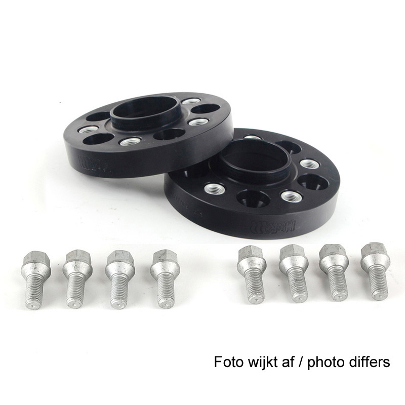 H&R DRA-Systeem Spoorverbreders 45mm 5x112 - Naaf 66,5mm - Boutmaat M15x1,25 -   Mercedes - Zwart