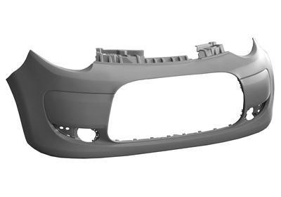 voorbumper, in primer, 02/2009-Citroen C1, 2005-2012