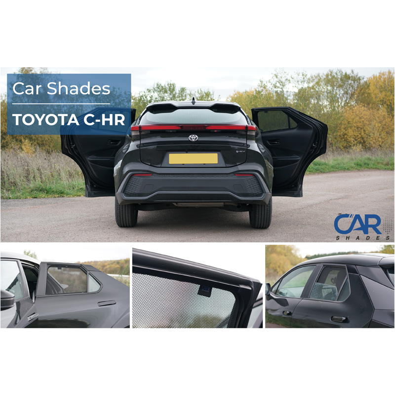 Set Car Shades (achterportieren)  Toyota C-HR II 2023- (2-delig)
