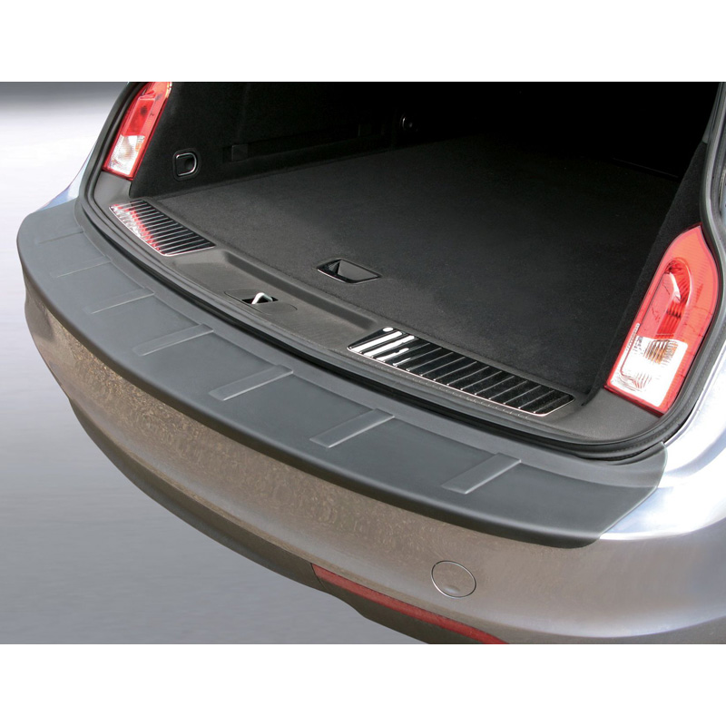 ABS Achterbumper beschermlijst  Opel Insignia Sportstourer 2009-2017 Zwart 'Ribbed'