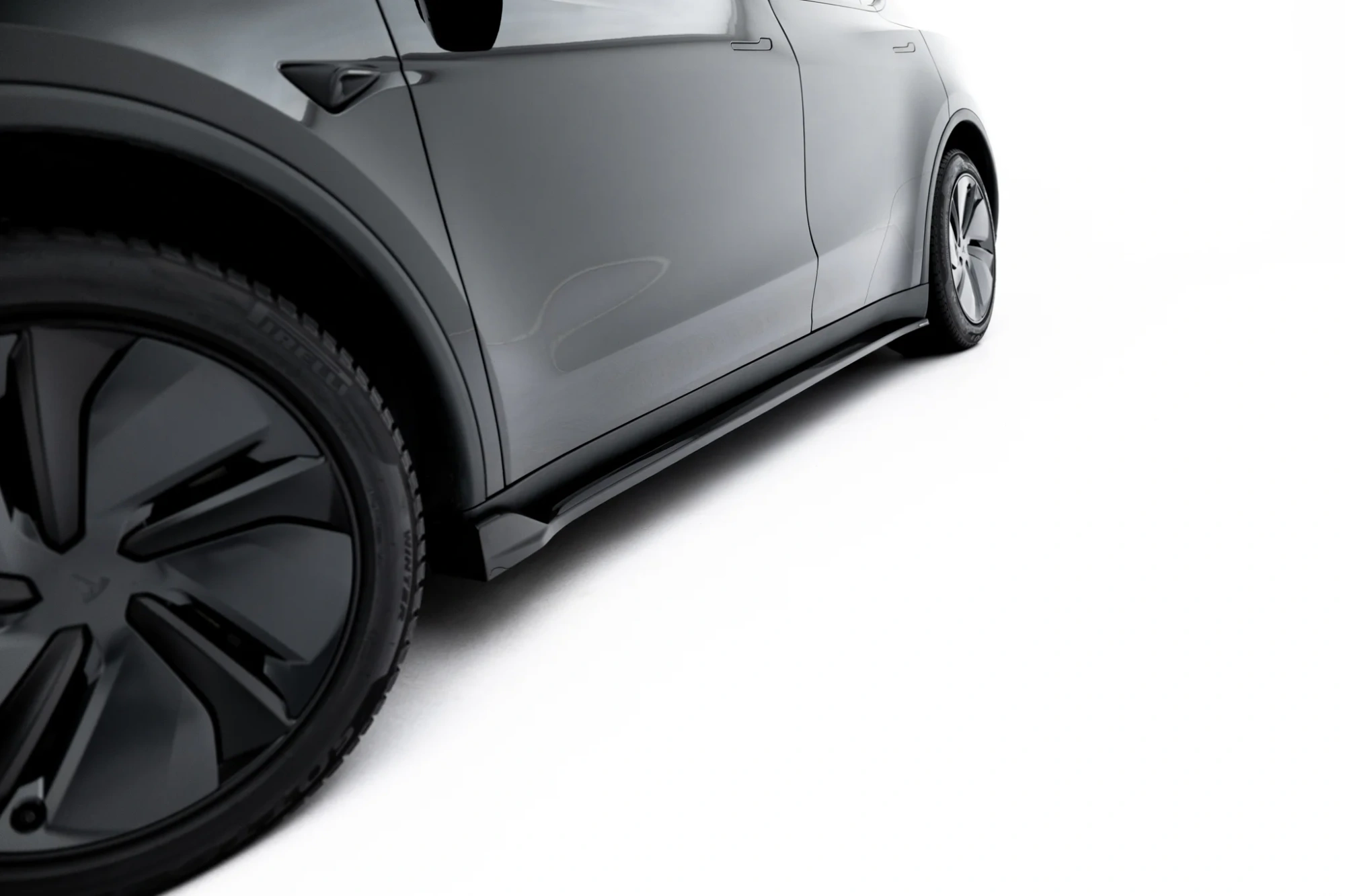 Zijskirts Tesla Model Y Premium Mk1 Facelift Maxton Glans Zwart