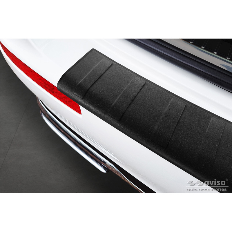Matzwart RVS Achterbumperprotector  Mercedes E-Klasse W213 Kombi 2016- 'Ribs'