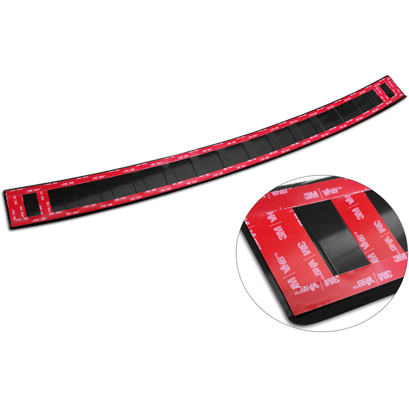 Zwart RVS Achterbumperprotector  Peugeot 308 III SW 2021- 'Ribs'