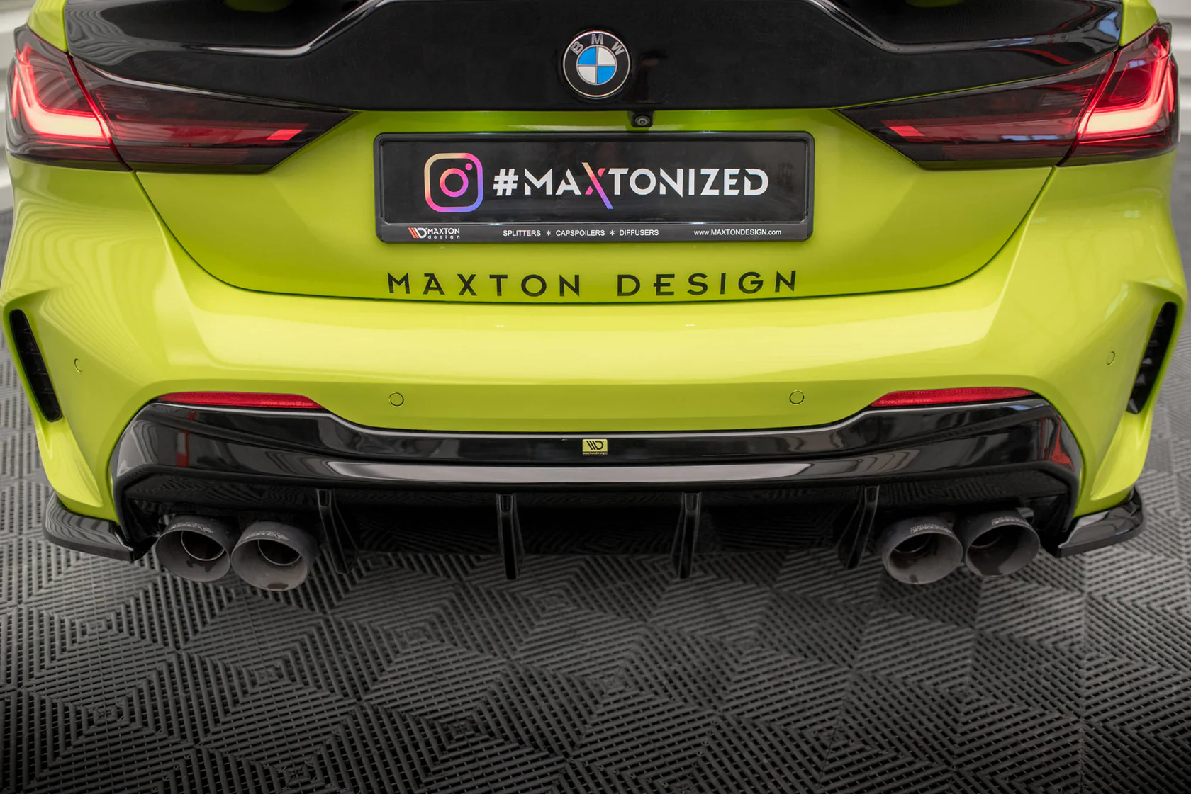 Diffuser V.3 BMW M135i F40 + Milltek Sport Exhaust