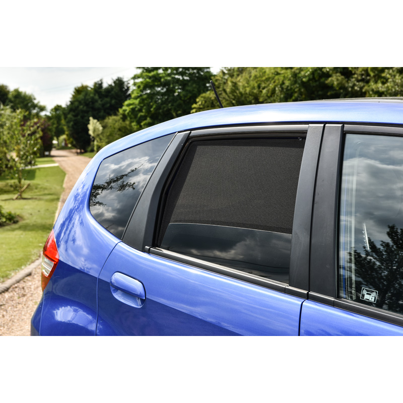 Set Car Shades (achterportieren)  Honda Jazz III 2008-2015 (2-delig)