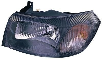 koplamp, Visteon, H4, zwart, elektr verstelb, links Ford Transit