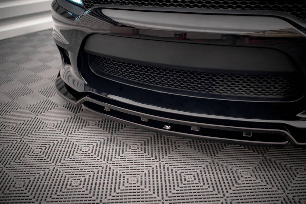 Voorspoiler V.1 Dodge Charger SRT MK7 FL Maxton Glans Zwart