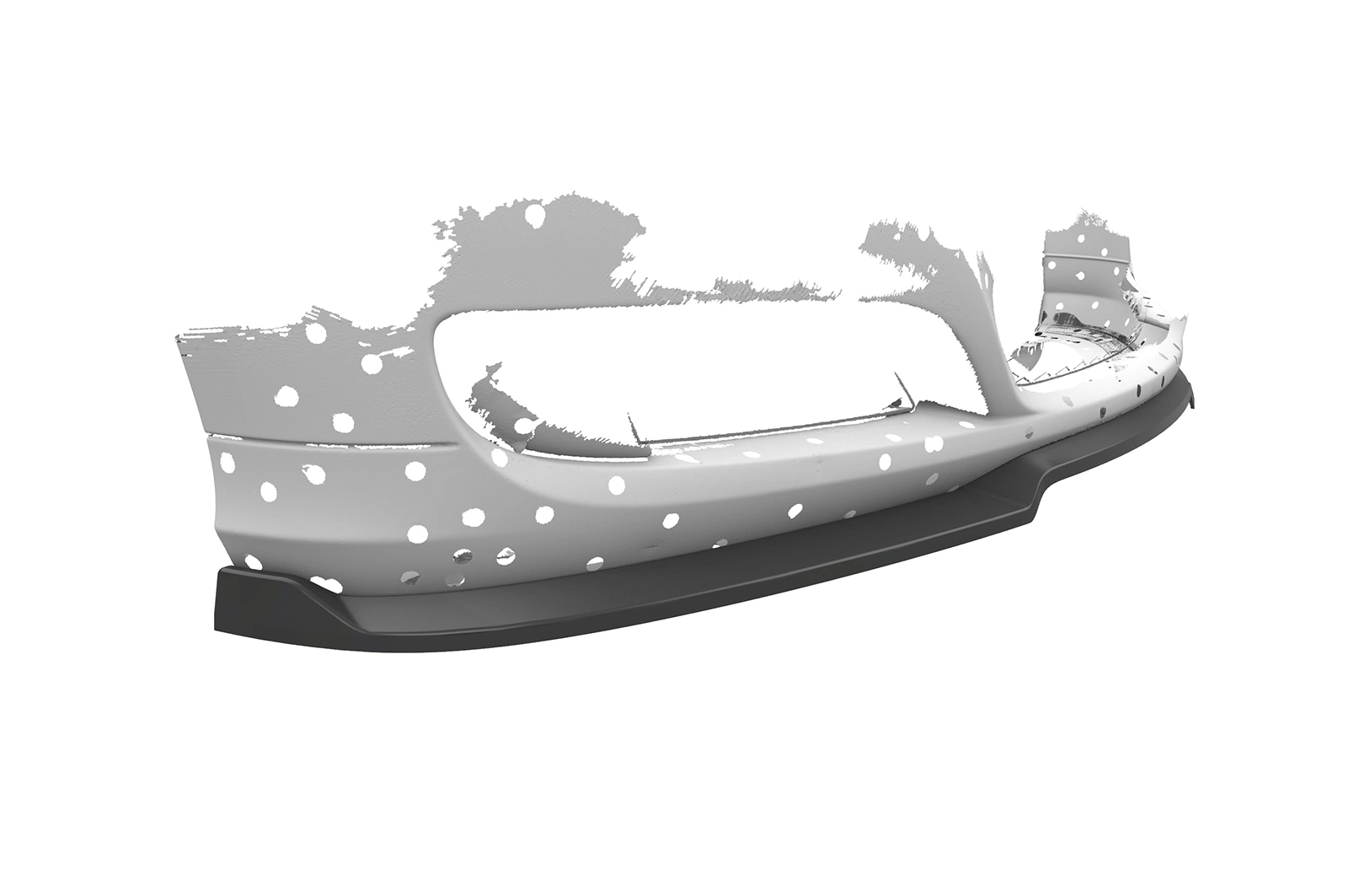 Voorspoiler BMW 3er E90/E91 LCI 2008-2012 Glans Zwart – CSR
