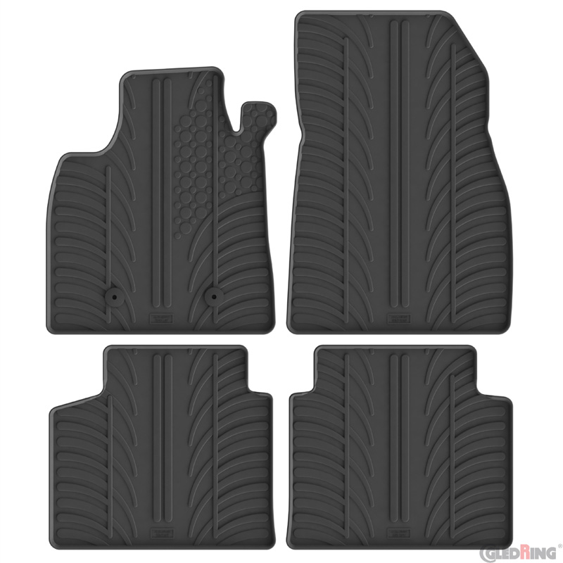 Gledring Rubbermatten  Dacia Bigster Full Hybrid 155 2024- (T profiel 4-delig + montageclips)