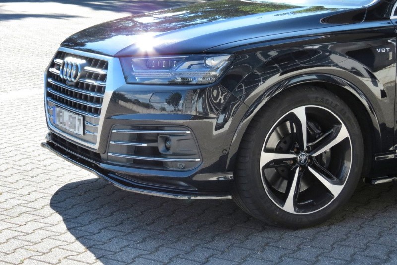 Voorspoiler Audi SQ7 / S-Line Maxton Glanzend Zwart
