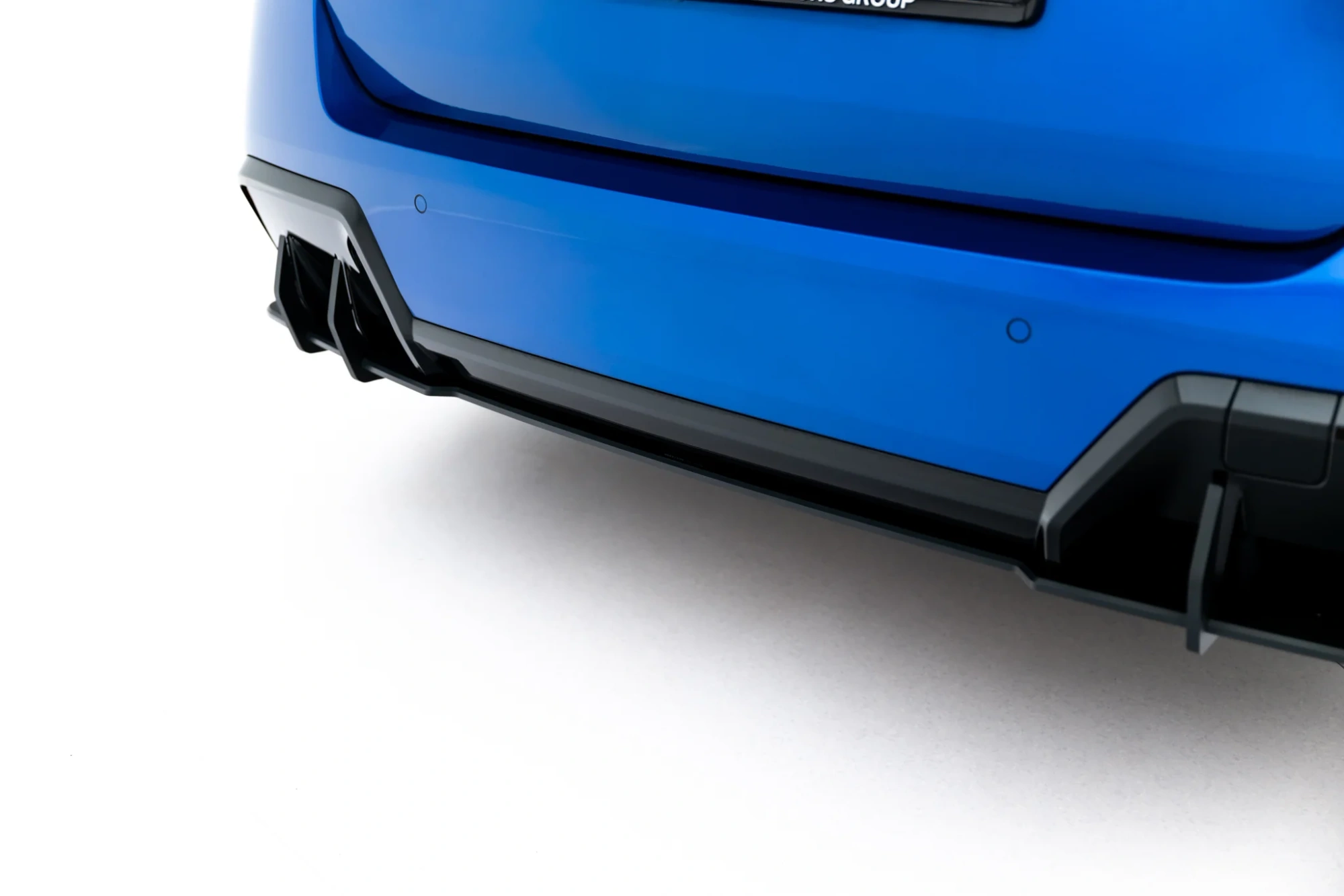 Achterdiffuser + Flaps BMW 2 M-Pack Gran Coupé F74 Glanzend Zwart