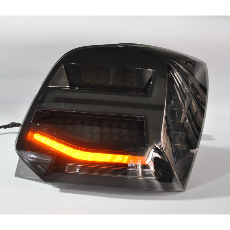 Set LED Achterlichten  Volkswagen Polo 6R/6C 2009-2017 - Zwart - incl. Dynamic Running Light