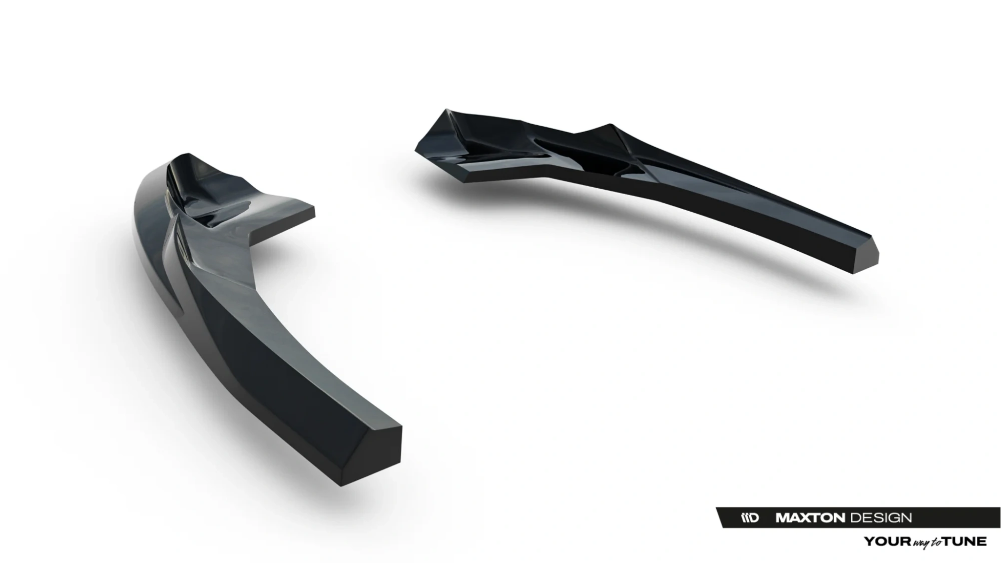 Zij-Diffuser Audi RS3 Sedan 8Y Facelift Maxton Glans Zwart V.1
