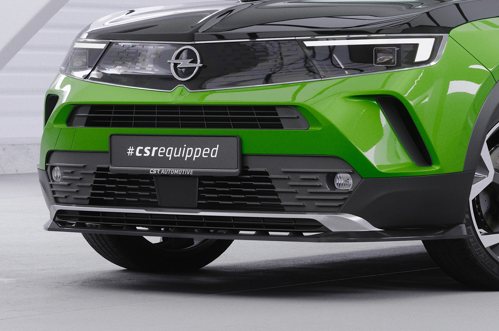Voorspoiler Opel Mokka B / Mokka-e glans zwart – CSR Automotive