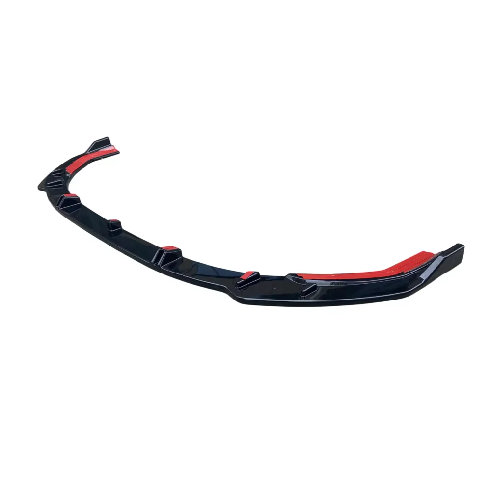Voorspoiler Glans Zwart Audi A4 B9 FL S-Line 2020-