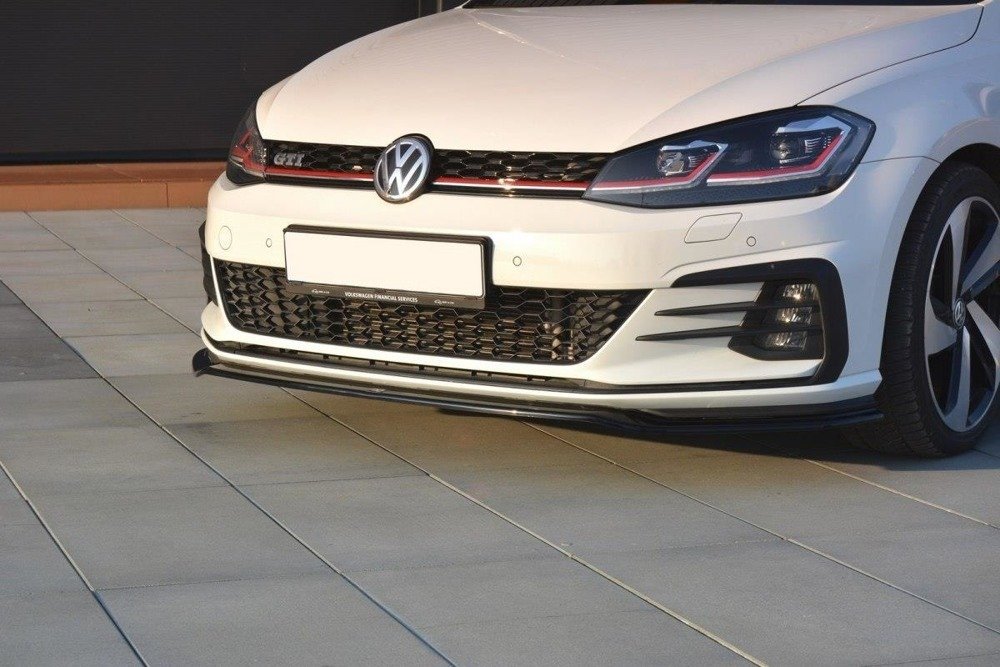 Voorspoiler Volkswagen Golf 7.5 GTI FL Maxton Glans Zwart