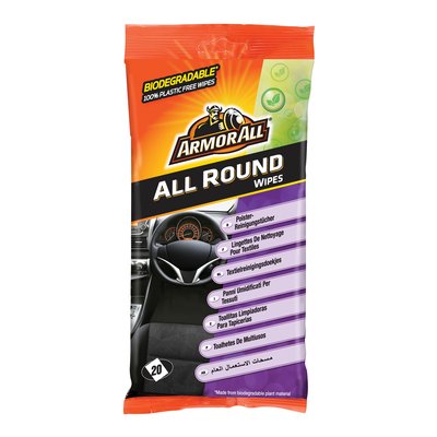 Armor All Bio Textiel Reinigingsdoekjes – 20 stuks