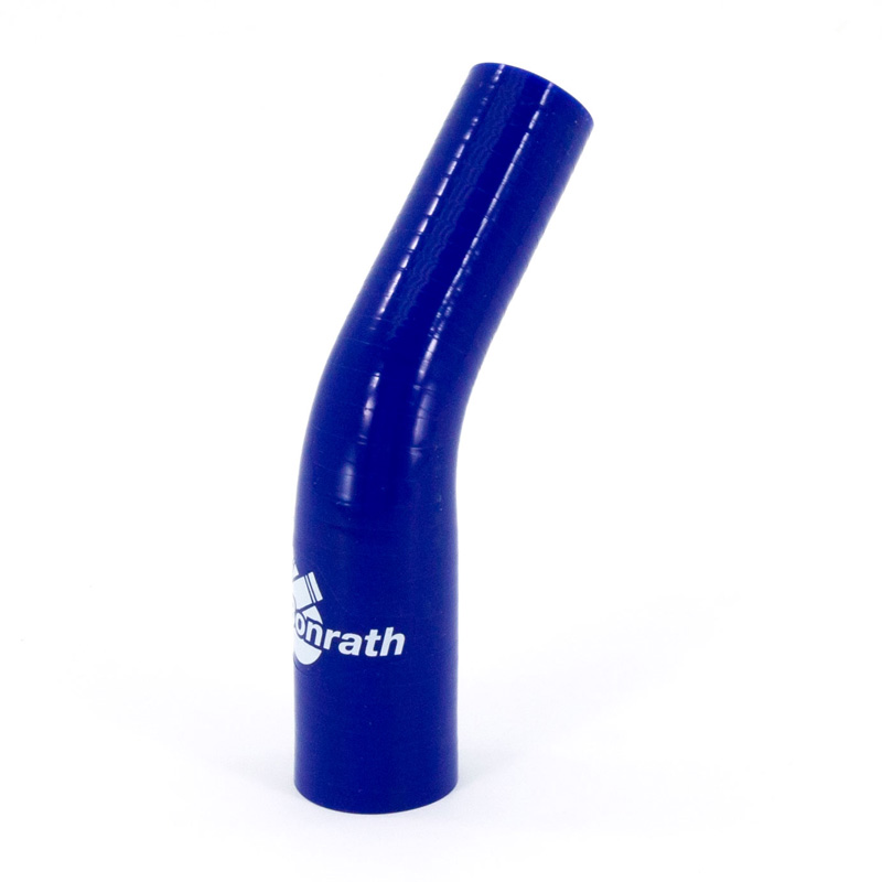 Bonrath Siliconen slang Reducer 45 graden bocht - Lengte:50mm - Ø32>28mm