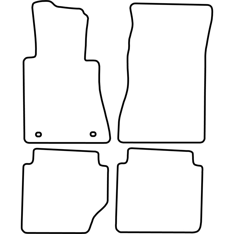 Automatten Velours  Mercedes E Klasse W123 1976-1985