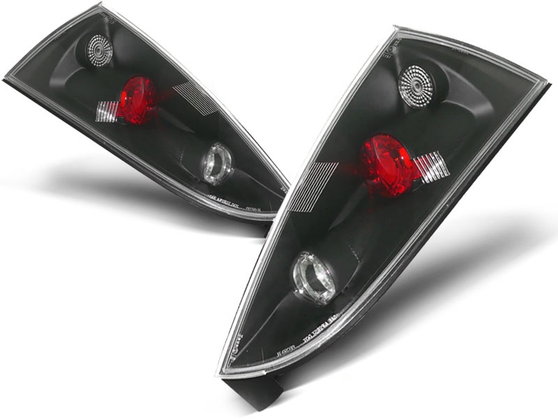 Achterlichten Ford Focus 98-04 lexus 2 zwart