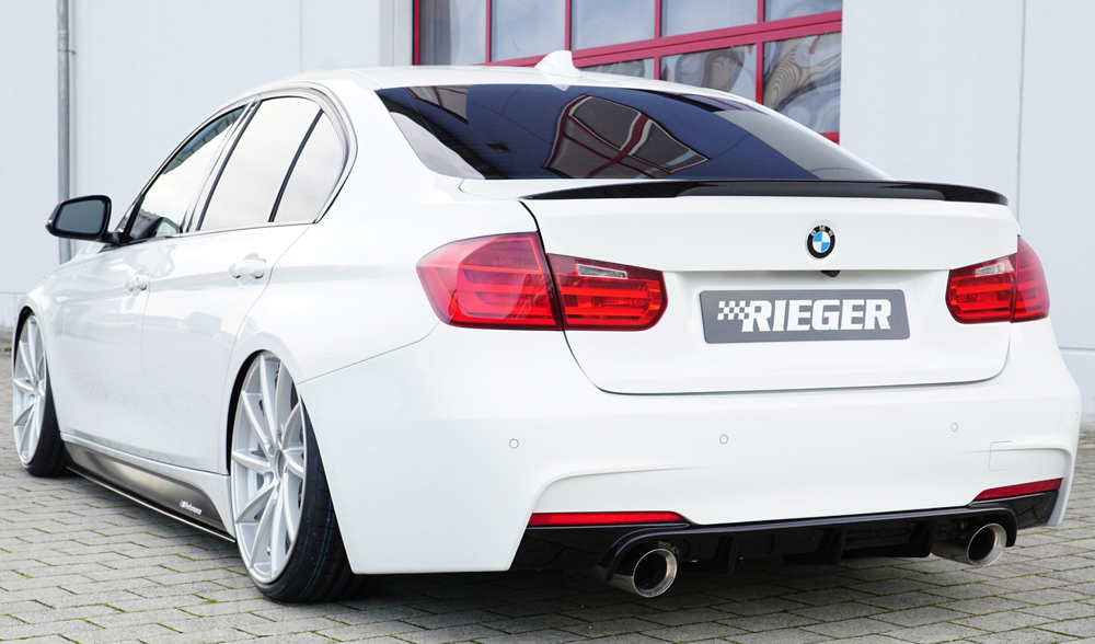 Diffuser BMW 3 Serie M Pakket F30 / F31 Rieger Glans Zwart