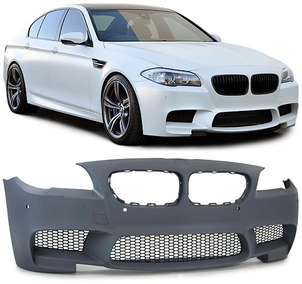 Voorbumper BMW F10/11 10-13 M5 / M550D Look incl. Grillen