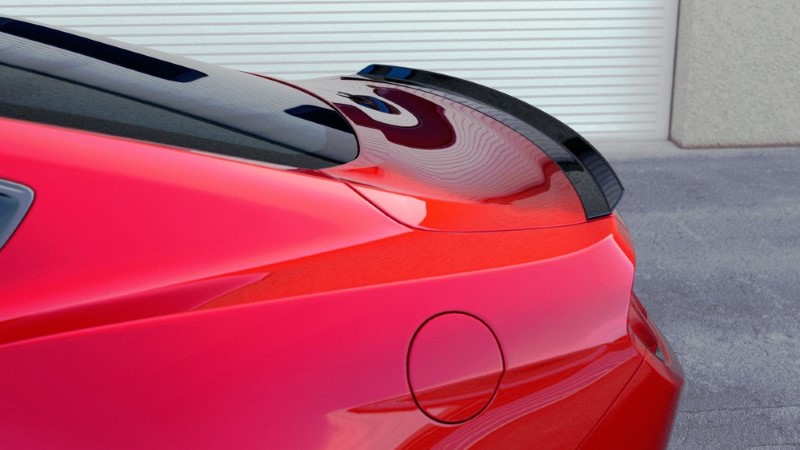 Spoilerkap Ford Mustang / GT Mk6 Glanzend Zwart Maxton
