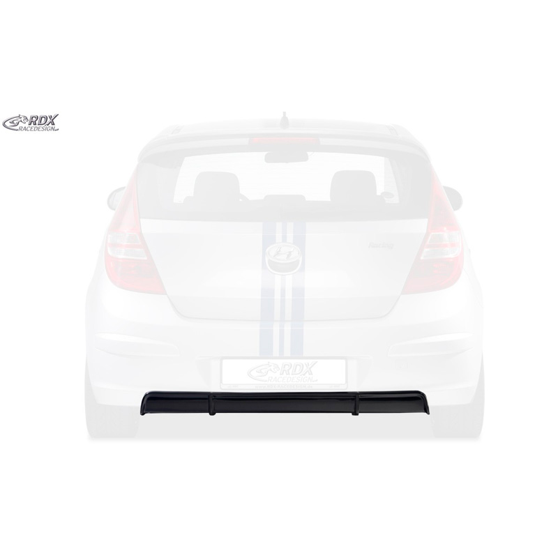 Achterskirt 'Diffusor'  Hyundai i30 (FD/FDH) 2007-2010 (ABS zwart glanzend)