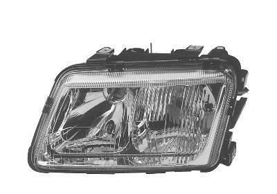 koplamp, Hella, H7+H4, met mistlamp, links,-09/2000 Audi A3, 199