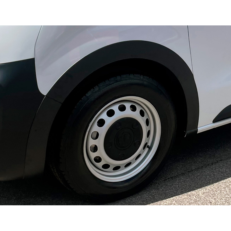 RGM Spatbordverbreders  Citroen Jumpy excl. XS & Peugeot Expert 2016- excl. Compact  & Opel Vivaro SWB 2019- - Zwart